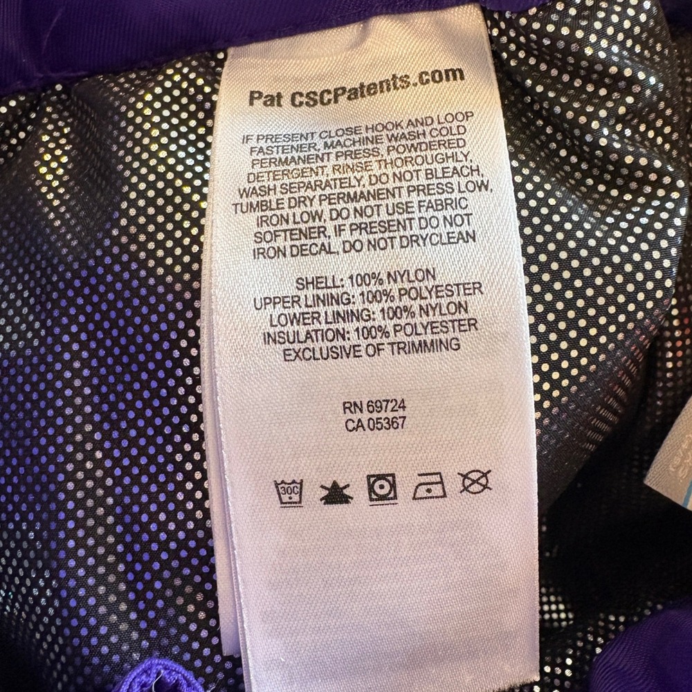 Columbia Bugaboo Omni-Heat Purple Snow Pants Kids XXS 4/5 Waterproof Ski Trouser - Picture 4 of 16